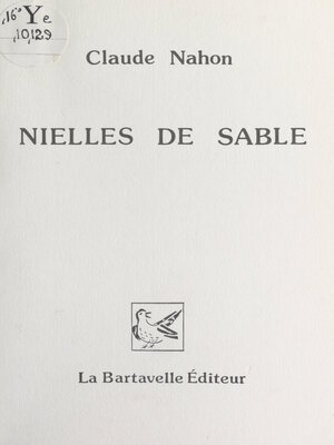 cover image of Nielles de sable